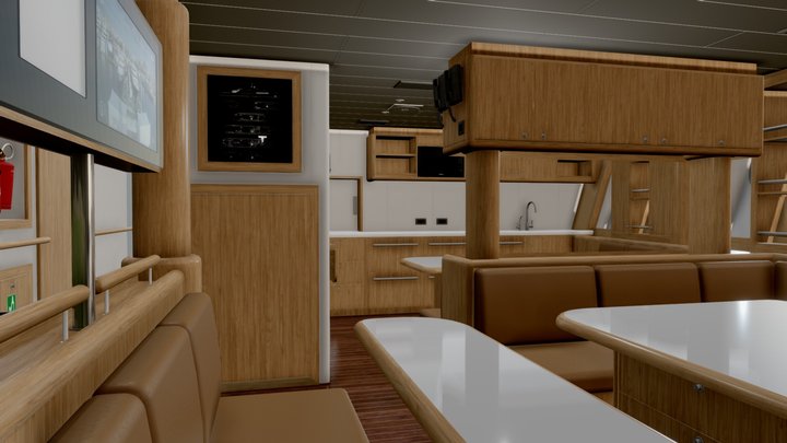 MY_LIMITLESS_Crew Mess_V3_colapsado+falsotecho 3D Model
