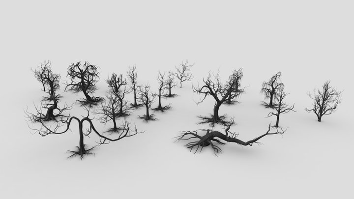 Halloween Tree-collection-18 3D Model