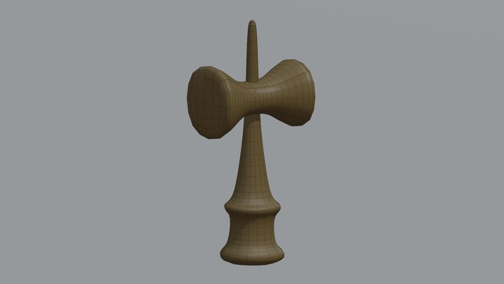 Kendama Rough Model 3D Model