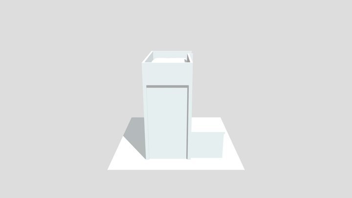 Bunk Bed Loft 3D Model