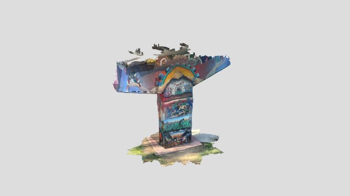 Chicano Park, San Diego California 3D Model