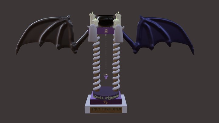Trophy for Best Witch 3D Model