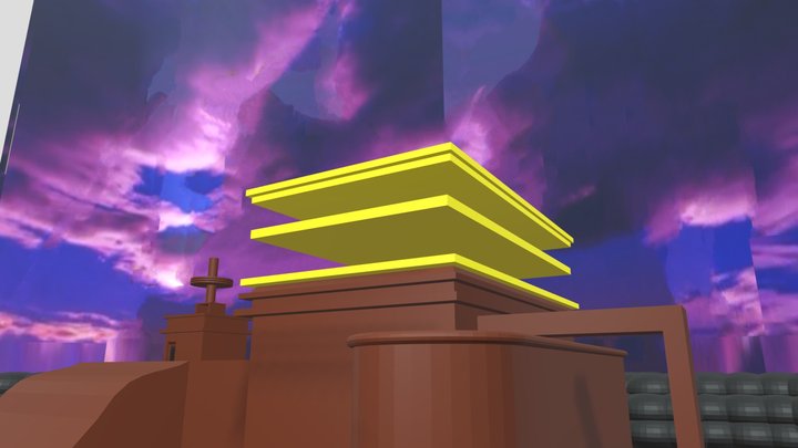 20th Century Fox logo by dre4mw4lker remake 3D Model