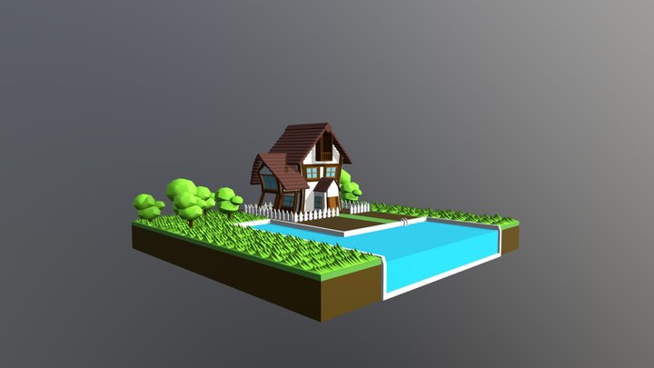 Cartoon-house 3D models - Sketchfab