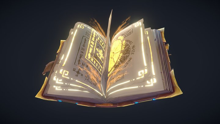 Paladin's Book | Ancient Knight's Secrets 3D Model