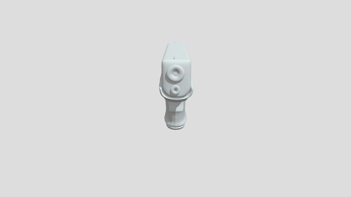 Weapon High Poly 3D Model