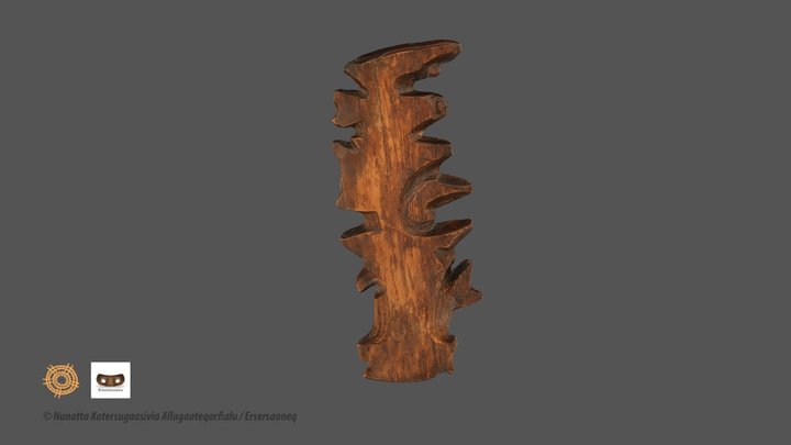 Ammassalik Wooden Maps 1 - Ersersaaneq 3D Model