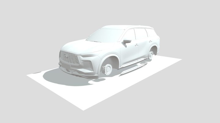 2022 Infiniti QX60 3D model 3D Model