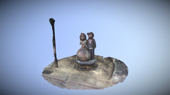 A Statue in Taipei 3D Model