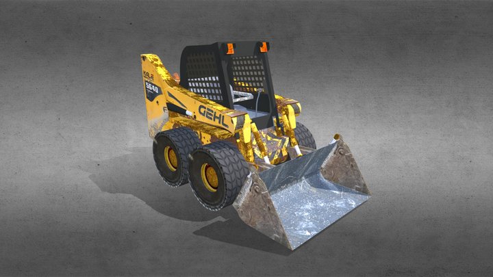 WHEEL LOADER BOBCAT 3D Model