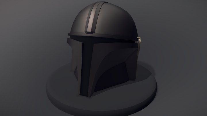 Mandalorian Helmet 3D Model