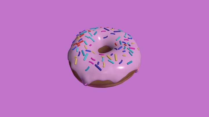 Donut 3D Model