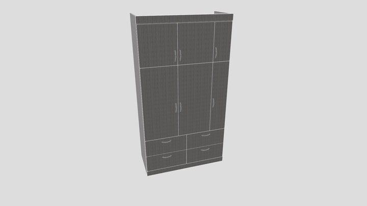 Ropero Gris Epico 3D Model