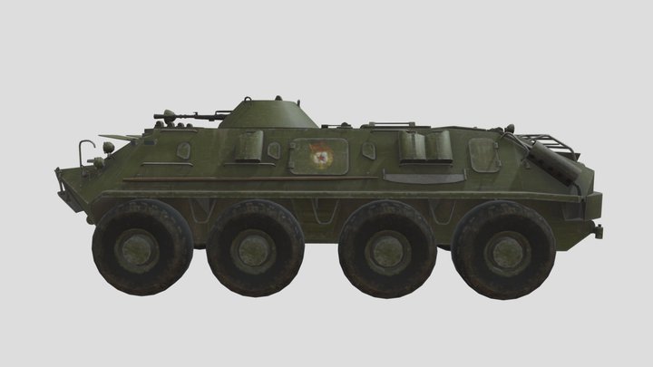 BTR-60PB - USSR 3D Model