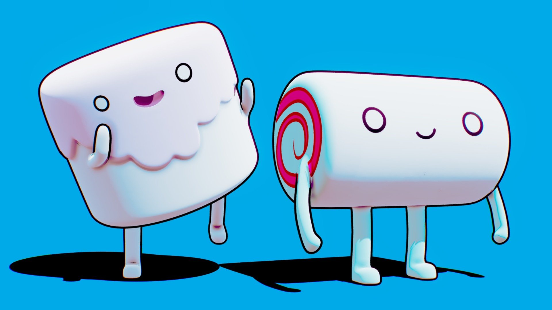 Candy People - Download Free 3d Model By Aidan Azorin (@azorin 