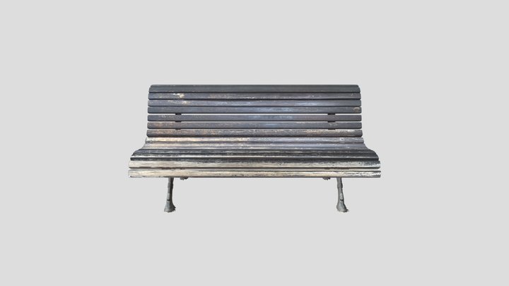 Banco Jardin PA MOR+ Dirty 3D Model
