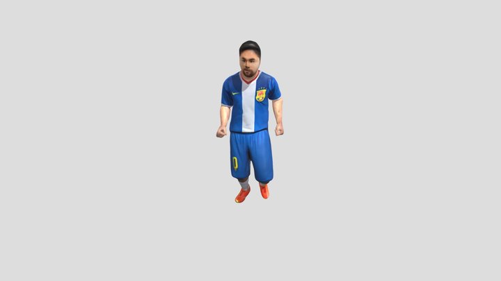 Animation_ Soccer Spin, Soccer Pass 3D Model