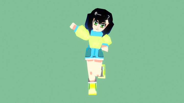 Chica areo 3D Model
