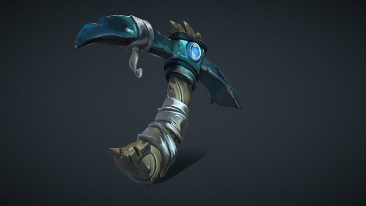 Stylized Creation Weapon 3D Model