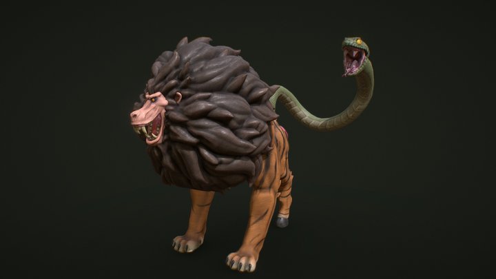 Nue Yokai 3D Model