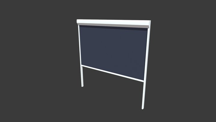 Raamscreen 3D Model
