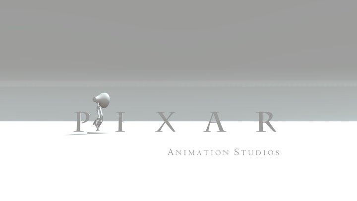 Pixar Logo Remake 2019 3D Model
