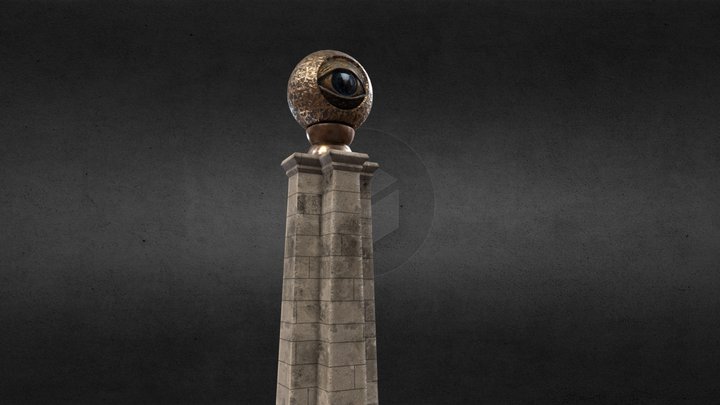Mystical Watchtower - Decorative game character