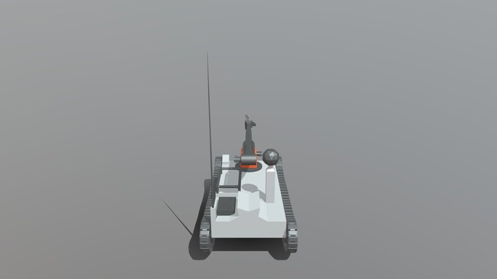 Small Robot With Arm 3D Model