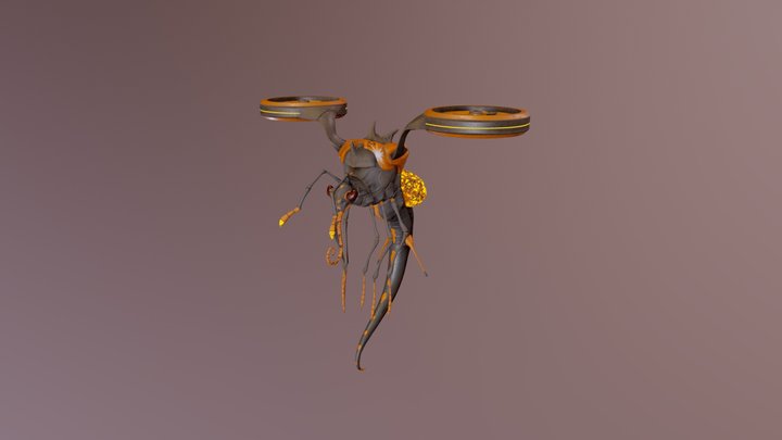 B2C3 Kools Maxime Insect 3D Model