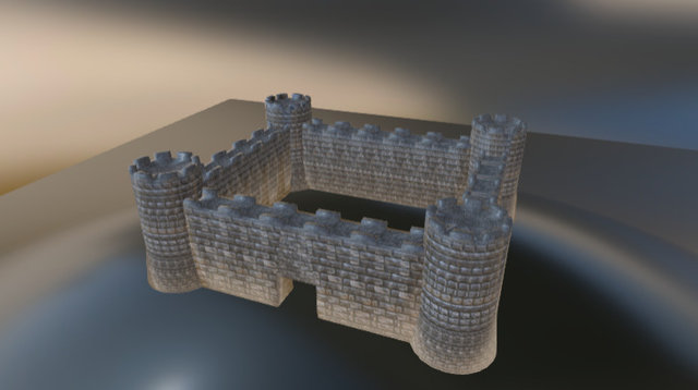 How to Make A Castle Inside Blender 3D Model