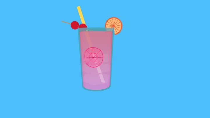 Iced Drink 3D Model