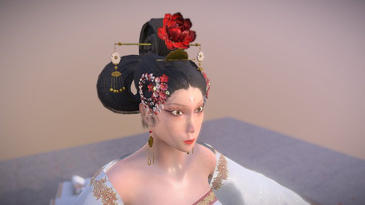 Empress of China  （皇后 的 中国) 3D Model