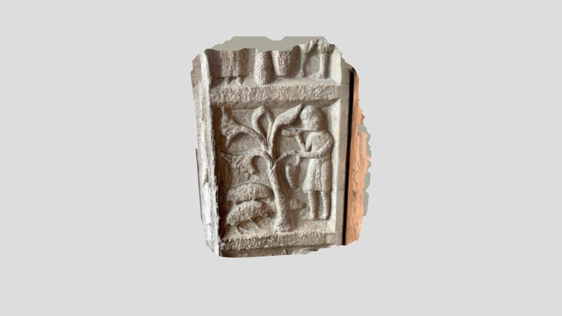Fragment de la Portalada del monestir de Ripoll