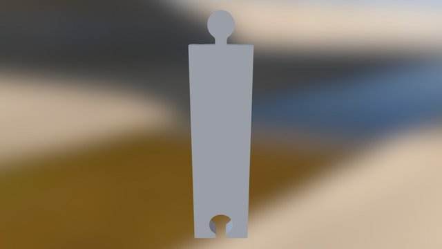 Assembly With One Track Piece 3D Model