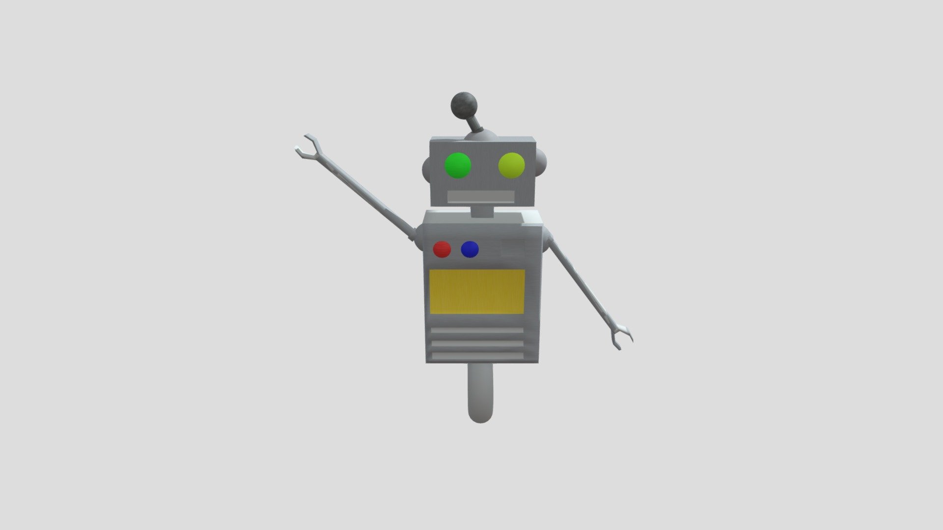 robot swing 3D model by struykking [07d0a2a] Sketchfab