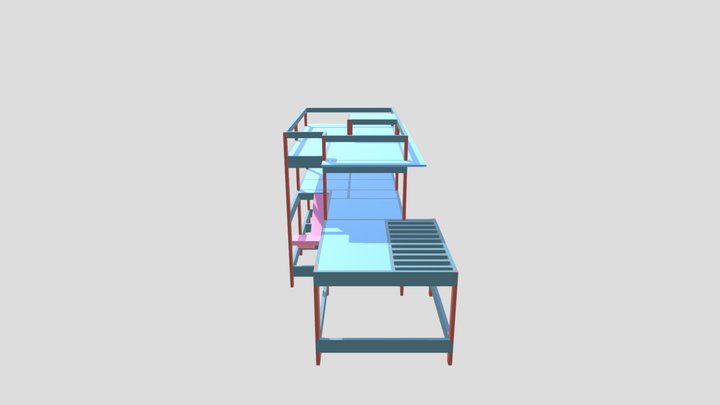 ESTRUTURA RESIDÊNCIAL 3D Model