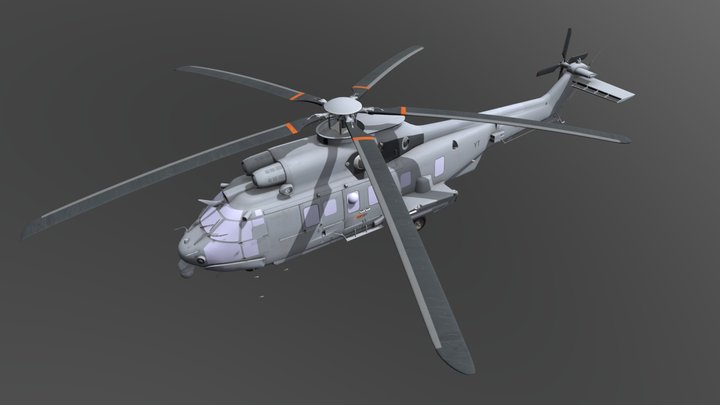 Helicoptero 3D Model