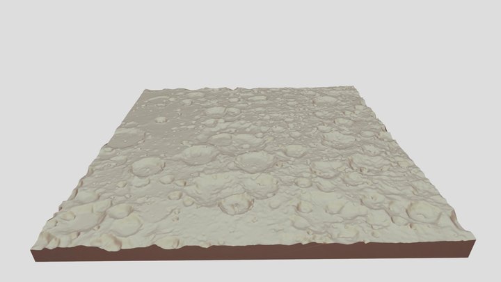 🌑 Moon Far Side – Lunar Terrain Model