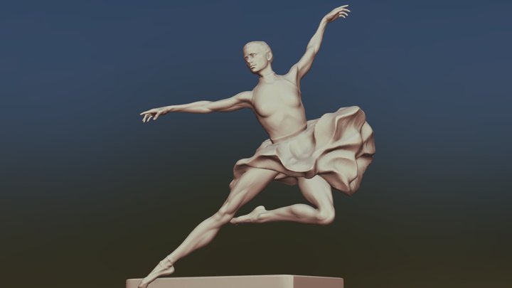 A Dancer 3D Model