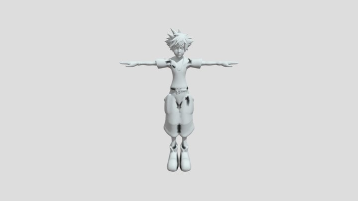 Sora High Poly FBX 3D Model