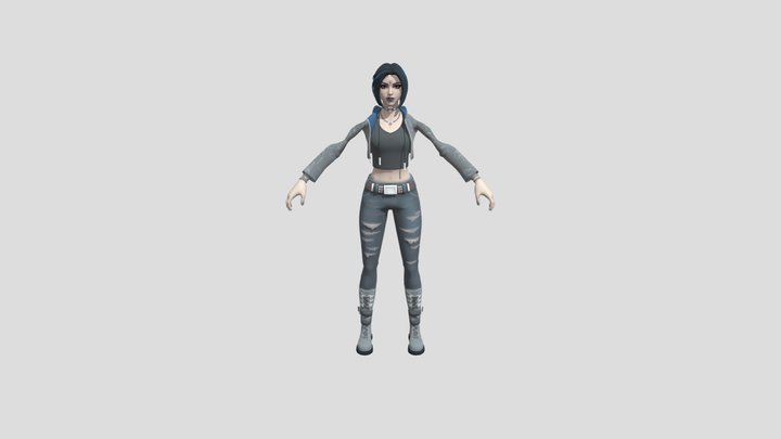 Fortnite - Raven 3D Model
