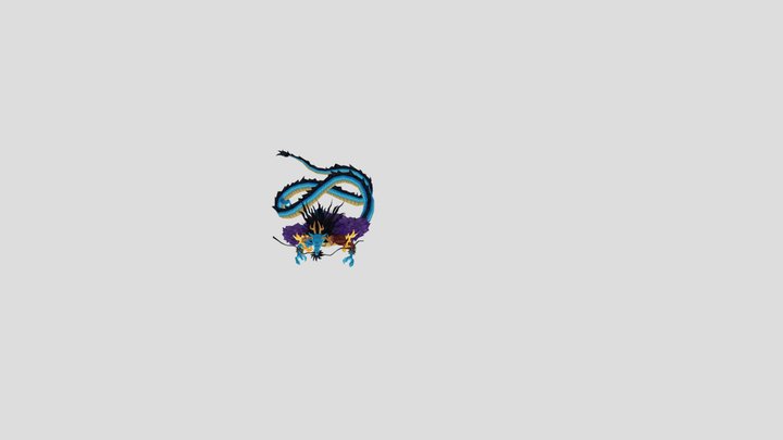 one piece bounty rush kaido (drago form) 3D Model