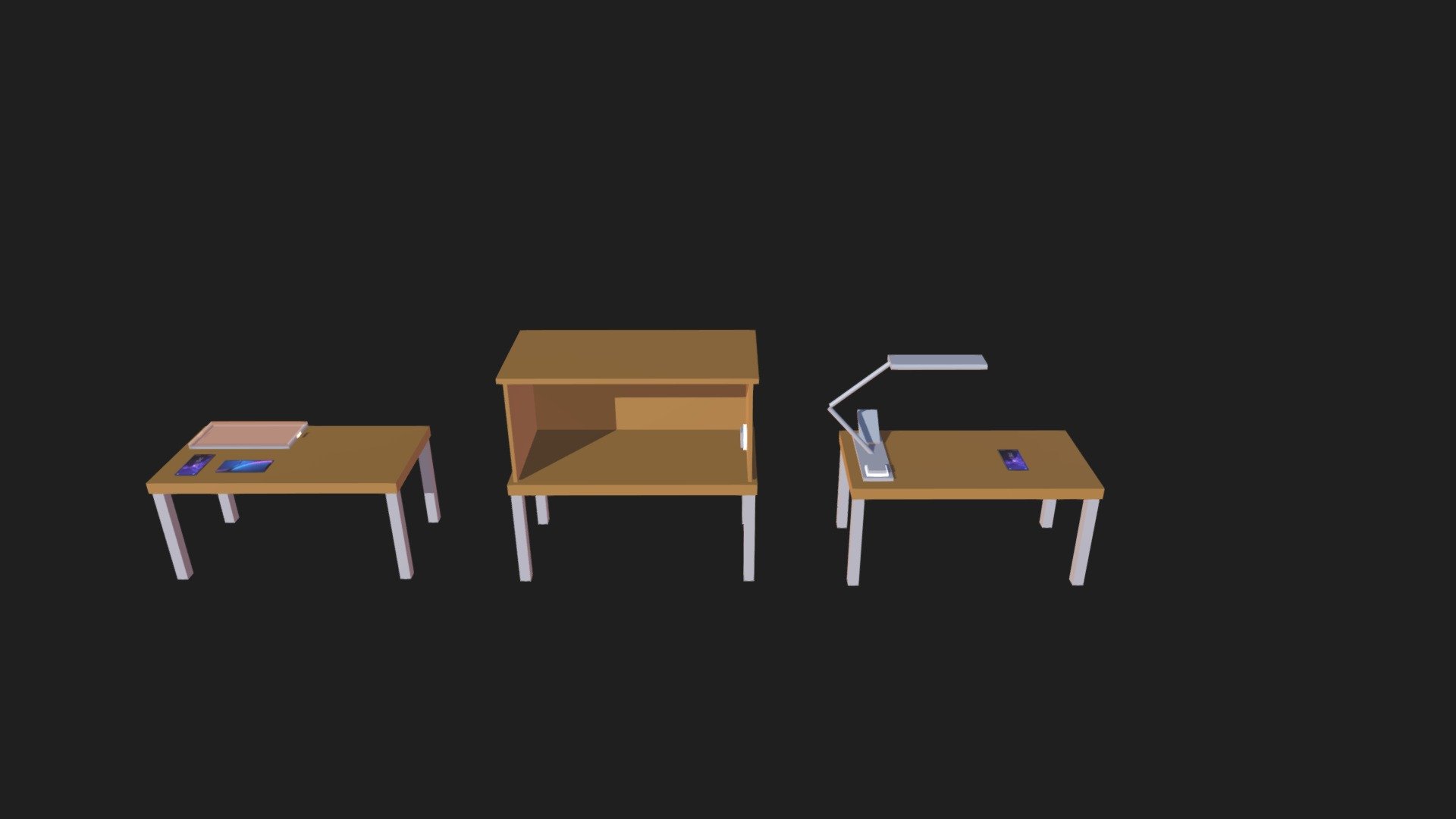 Group Project (Tables) - 3D model by M.I.Mustaqim-Strike [07d3e64 ...