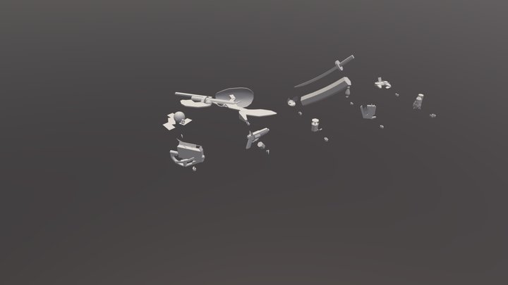 [HW XYZ School] Blocking 3D Model