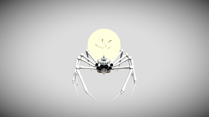 Spider Lamp 3D Model