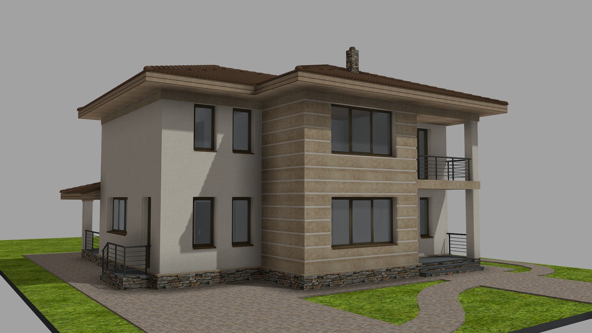 Проект жилого дома_4 (Реки) - Download Free 3D model by labarch ...