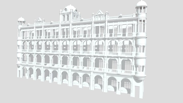 Prince Building Hong Kong 3D Model