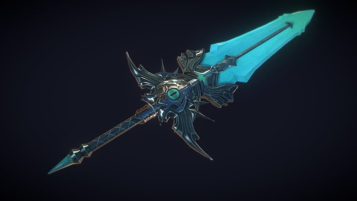Fantasy Sword 3D Model