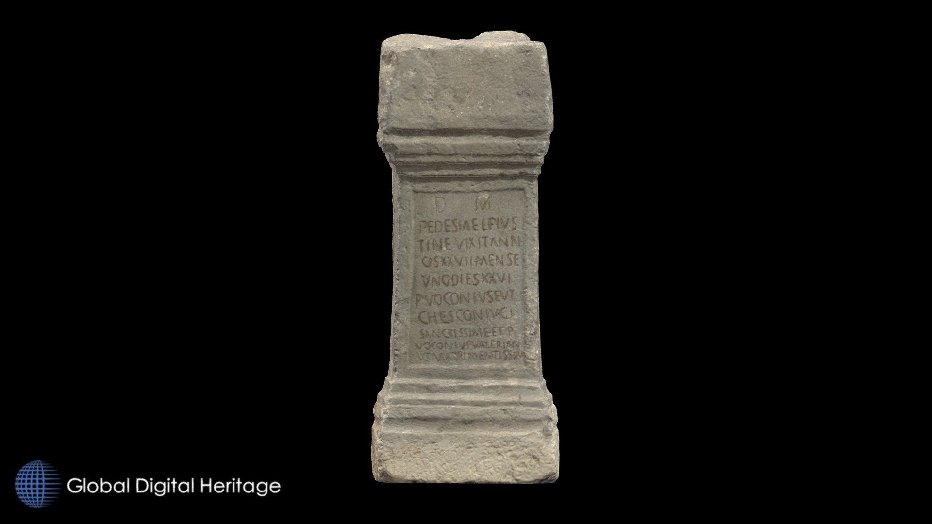 Travertine Stone Plinth - Download Free 3D model by Global Digital ...