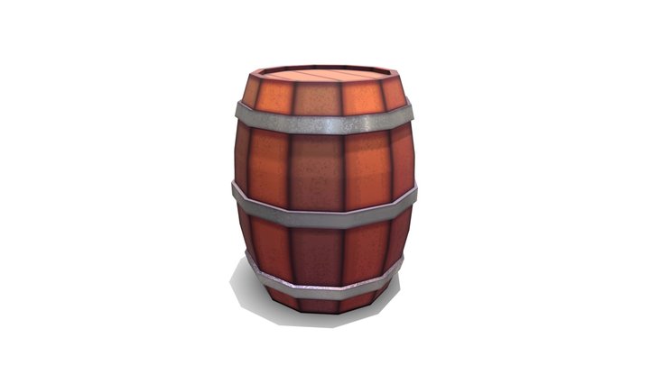 Barrel 01 3D Model